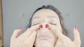 SMASHING MY NOSE - BY ANITA THOMPSON - CLIP 2 IN FULL HD