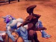 Breeders of the nephelym blue big tits Jabberwock girl all sex scene Ep.1