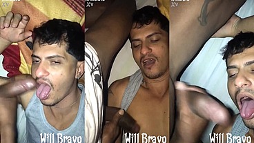 Grindr Cruising - abri o aplicativo e encontrei o NegoDot23. Mamei a pica dele e ele ficou em transe com tesão