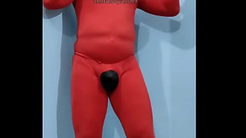 Zentai Devil Halloween cosplay