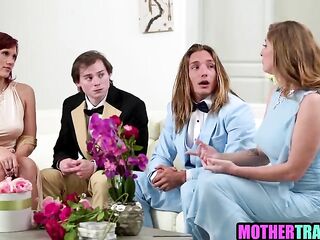 Stepmoms Exchange Stepsons On Their Wedding Day