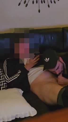 Straight Horny Friend Asks Me to Blow Him Again 2nd Visit