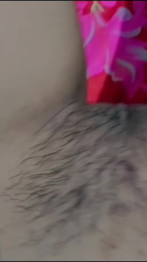 My Girl pressing her boobs and finger her horny pussy for cuck want to pregnent   Clip 1