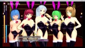 Girl Beats Hero 3 0,05 Bunny Girls