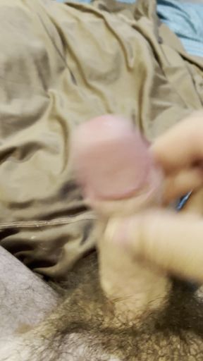 Jacking off My Throbbing Cock Till I Explode and the Cum Squirts