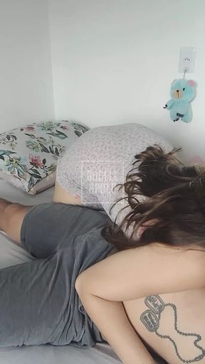 naughty wife waits for her husband&#039;s friend to dress up