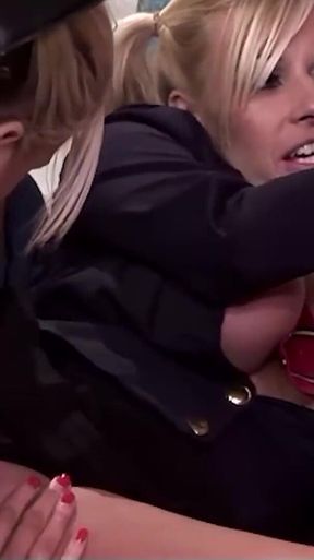 School Class Turns Into a Wild Group Sex with Studets Blonde Teacher and a Dean