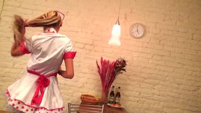 Anna gets it in the kitchen