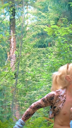 Crazy Slut Outdoor
