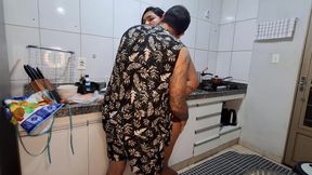 Slutty Pajama Wife Takes Cock and Swallows Warm Milk