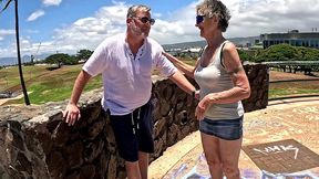 sucking and fucking a gentleman i just met - outdoors in hawaii
