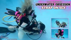 Underwater Obsession: Scuba Scissoring & Strap-On Sex - Ayla Vixen & Sorceress Morgana 4K