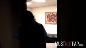 Two sexy brunettes Casey Porn and Sandy get wild in a hot lesbian threesome