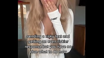 Send Me a Risky Message!  Touching my Sweet Pussy for you