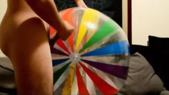 Latin Twink Humps Big Inflatable Ball Until He Cums