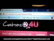 Get You CUSTOM Sexy sapphire Videos and Pics HERE