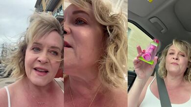 Buying Things to Masturbate With blonde verifies her toys