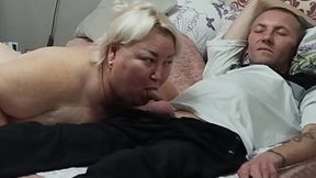 I gave my mother-in-law a mouthful of cum