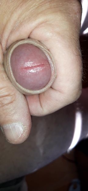 Wanking the dick nicely