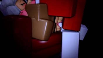 White Hair Girl gets fucked on couch