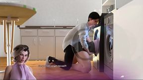 Apocalust By Psychodelusional - Fucking His Stuck Stepmom in the Ass while She is Stuck in the Dryer
