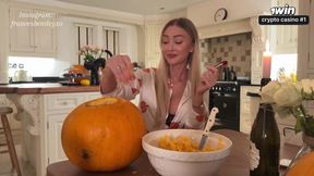 Surprising My Stepsister Frances Bentley with a Halloween Gloryhole Adventure - POV Fun & Intense Moments!