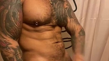 BBC muscle pornstar masturbating for you , my bitch - VIKTOR ROM -