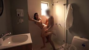 starting the day by having sex in the shower before work