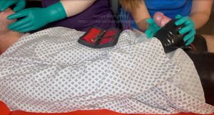 TWO GLOVED DENTISTS CHECK YOUR TEETH GIVING YOU A HANDJOB & TEACH YOU HOW TO DO MILK YOUR OWN COCK! - MEDFET FEMDOM