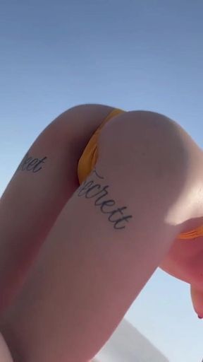 Smoking on the Beach