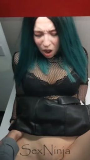 She wanted Her Lesbian Girl to Experience how Good the Dick is