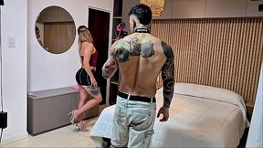 Exclusive camera! Wet blowjob and sex in different positions