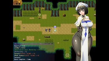 Nymphomania Priestess [Cuckold Hentai game PornPlay] Ep.11 kissing my GF after she sucked my precum !
