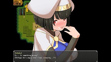 Nymphomania Priestess [Cuckold Hentai game PornPlay] Ep.11 kissing my GF after she sucked my precum !