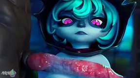 White Queen Tempts Massive BBC in Steamy Hentai Alley Encounter