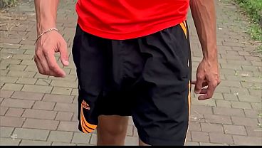 A huge stranger fucked me hard in an abandoned building and came hard in my hole.