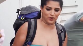 Family Vacation Adventure! Mommy & Daddy's Hot Sex Escapade with Babysitter