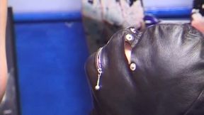 Mature Brunette MILF Surrenders to Masked Lover Doggy