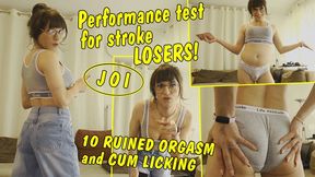 Performance test for stroke losers! Can you ruin your orgasm 10 times? JOI GERMAN DEUTSCH