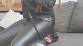Crushing my slave's face in different position