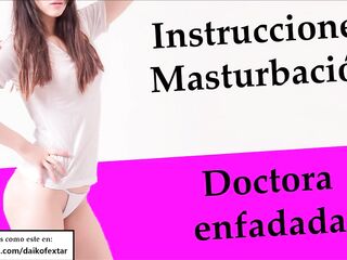 JOI en español - Doctora enfadada lo paga contigo