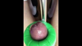 White Socks Girl Fuck Machine Masturbation Orgasm Incontinence Squirting Semen Femdom Femdom Cum Stockings