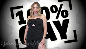 You love to take cock! You want to suck cock! You don't want pussy! You are a slut!