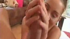 Professional handjob by my extremely hot naked girlfriend