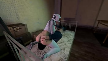 Combine Assassin sucking out an innocent guy, but he didnt resistence