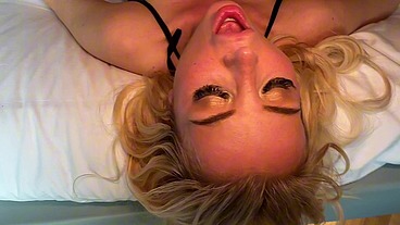 Busty blonde gets fucked like a slut every time her husband leaves