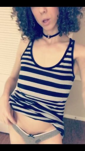 Spilling Pre Cum in My Panties