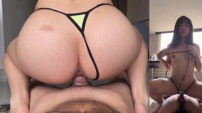 Skinny Latina rides ding-dong till she cums - Amateur Porn