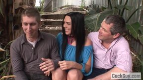 Megan Foxx wants to play with her cuckold husband's friend