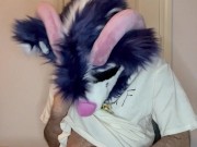 Busting a quick load with Bad Dragon JT